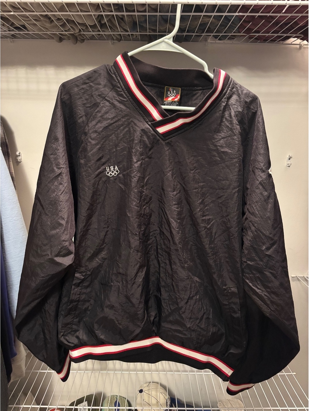 USA Olympic Team Vintage Men's Windbreaker Jacket